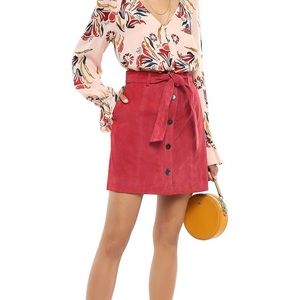 Joie Neida Suede Mini Skirt